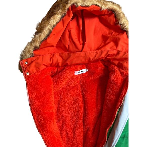 Colorblock Kids Ski Snowsuit by FENMO – Warm Winter One-Piece Outfit size 10 kid - Picture 5 of 11